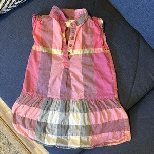 Burberry Girls 4Y pink tunic dress.
